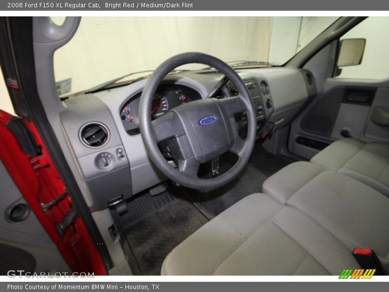 Bright Red / Medium/Dark Flint 2008 Ford F150 XL Regular Cab