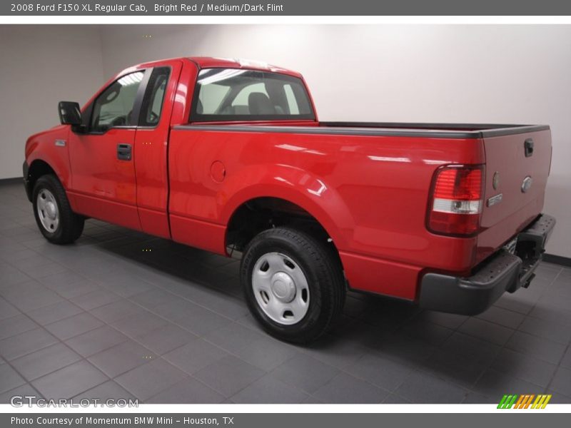 Bright Red / Medium/Dark Flint 2008 Ford F150 XL Regular Cab