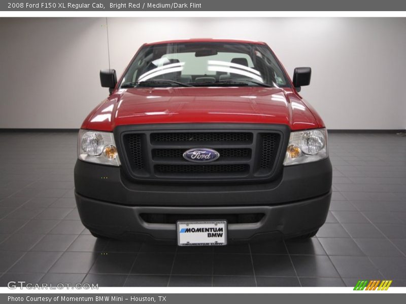 Bright Red / Medium/Dark Flint 2008 Ford F150 XL Regular Cab