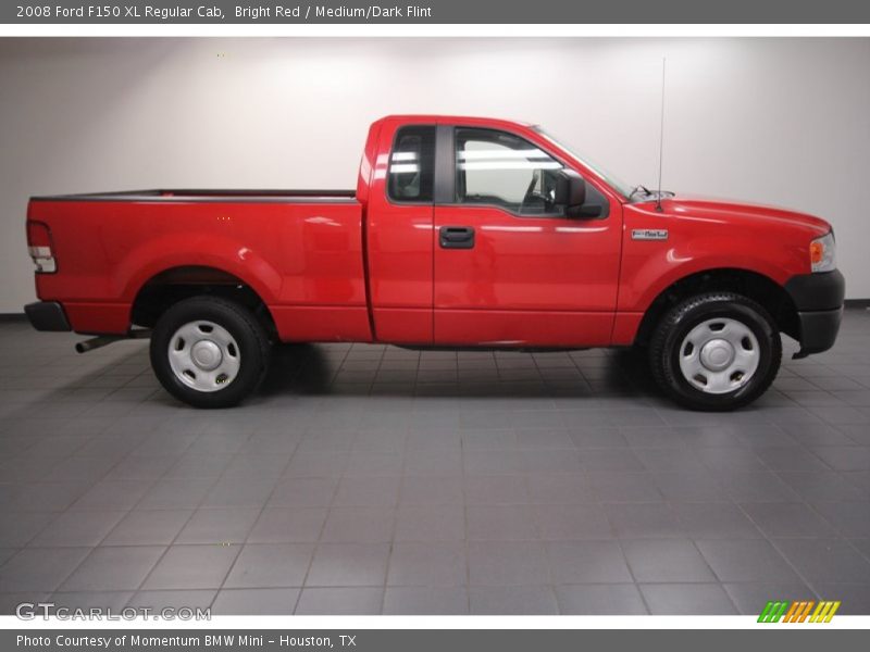 Bright Red / Medium/Dark Flint 2008 Ford F150 XL Regular Cab