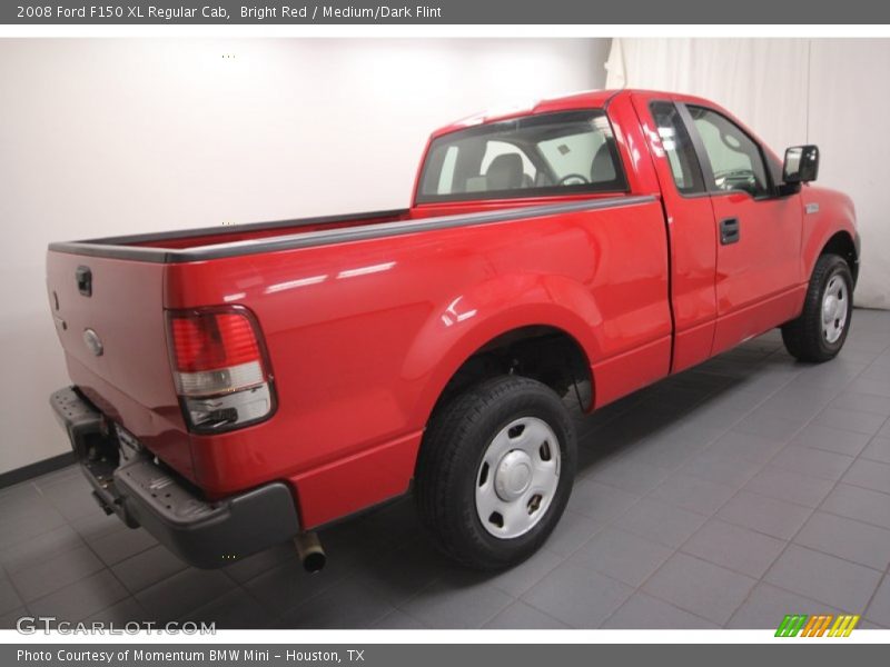 Bright Red / Medium/Dark Flint 2008 Ford F150 XL Regular Cab