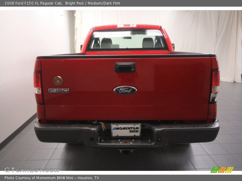 Bright Red / Medium/Dark Flint 2008 Ford F150 XL Regular Cab