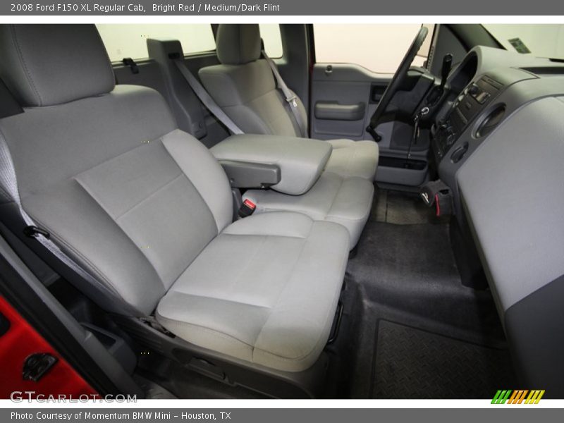 Bright Red / Medium/Dark Flint 2008 Ford F150 XL Regular Cab