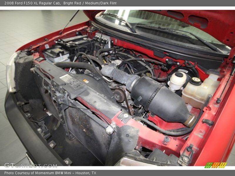 Bright Red / Medium/Dark Flint 2008 Ford F150 XL Regular Cab