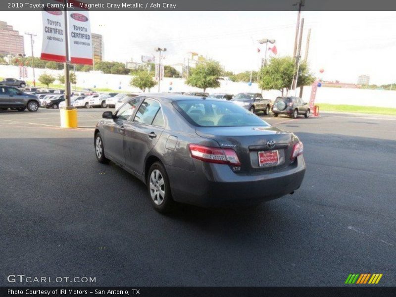 Magnetic Gray Metallic / Ash Gray 2010 Toyota Camry LE