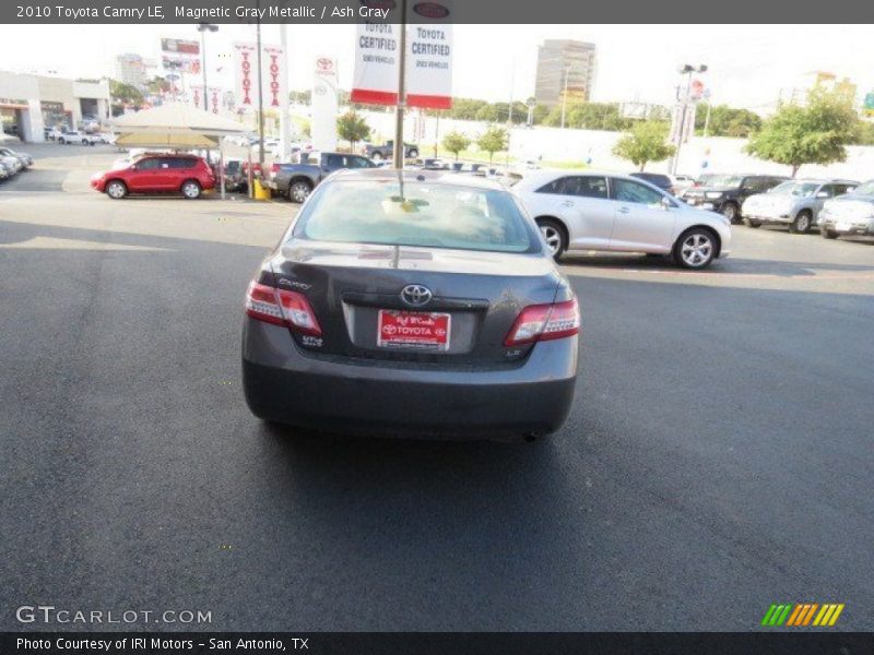 Magnetic Gray Metallic / Ash Gray 2010 Toyota Camry LE