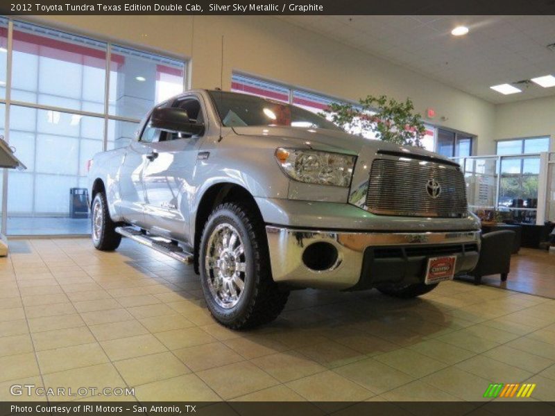 Silver Sky Metallic / Graphite 2012 Toyota Tundra Texas Edition Double Cab