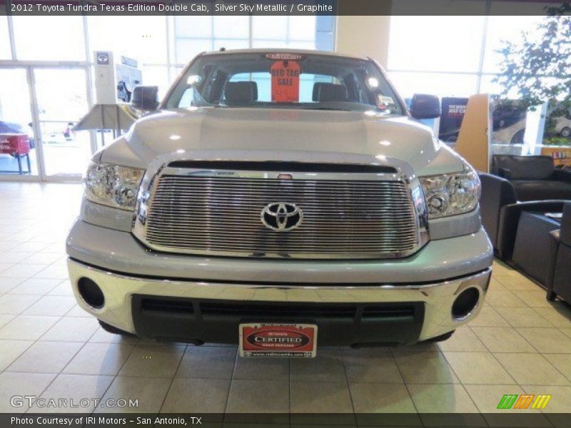 Silver Sky Metallic / Graphite 2012 Toyota Tundra Texas Edition Double Cab