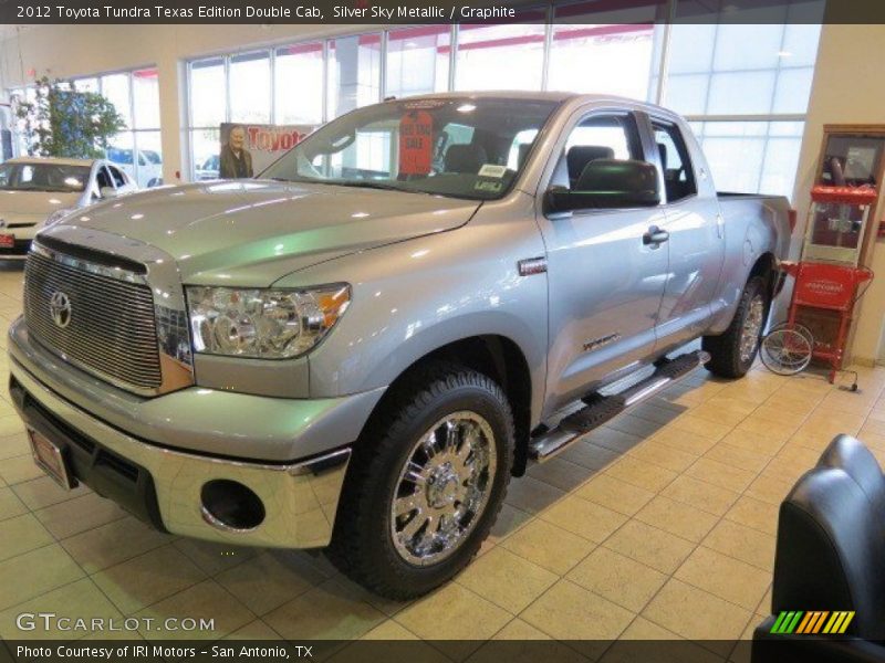 Silver Sky Metallic / Graphite 2012 Toyota Tundra Texas Edition Double Cab