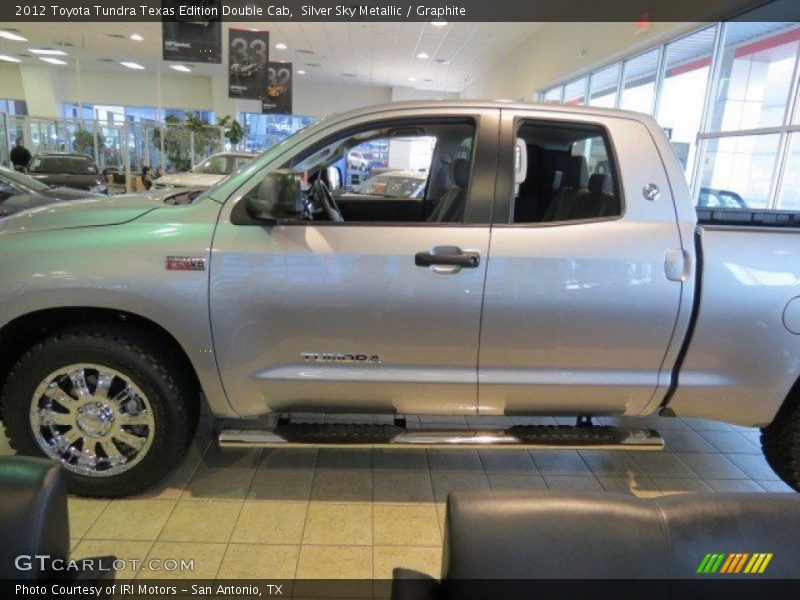 Silver Sky Metallic / Graphite 2012 Toyota Tundra Texas Edition Double Cab