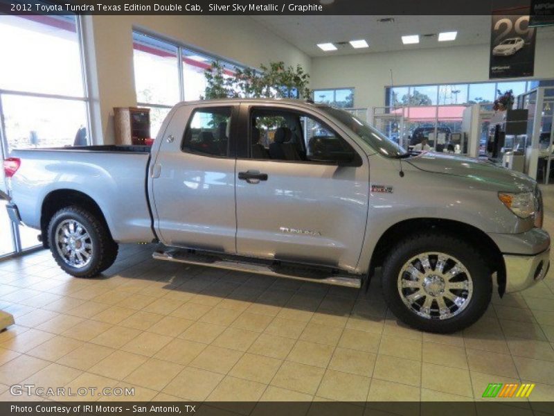 Silver Sky Metallic / Graphite 2012 Toyota Tundra Texas Edition Double Cab