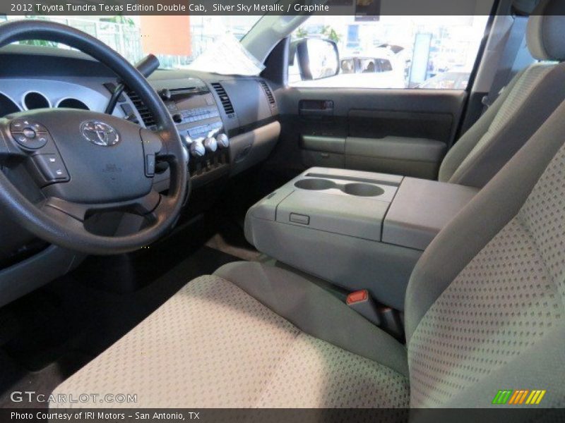 Silver Sky Metallic / Graphite 2012 Toyota Tundra Texas Edition Double Cab