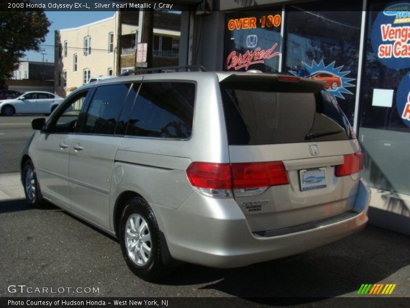 Silver Pearl Metallic / Gray 2008 Honda Odyssey EX-L