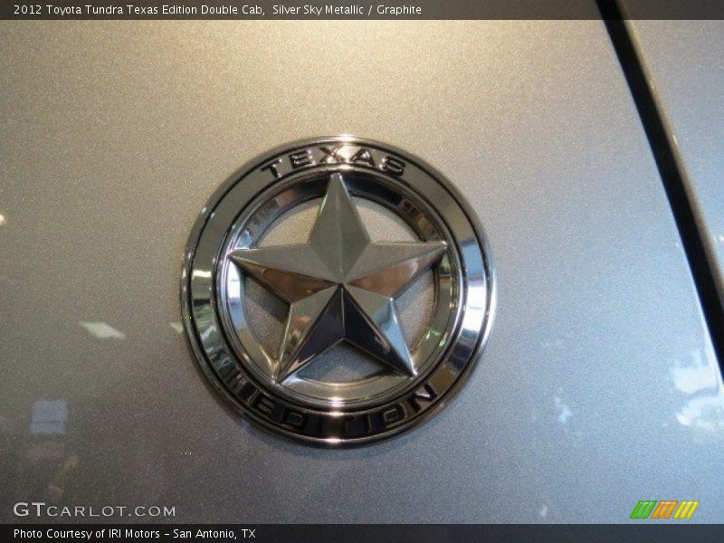 Silver Sky Metallic / Graphite 2012 Toyota Tundra Texas Edition Double Cab