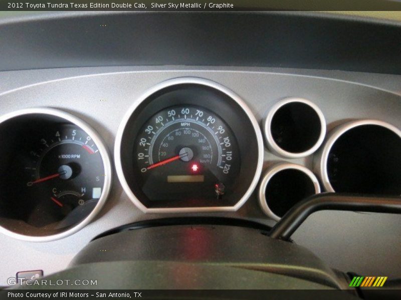 Silver Sky Metallic / Graphite 2012 Toyota Tundra Texas Edition Double Cab