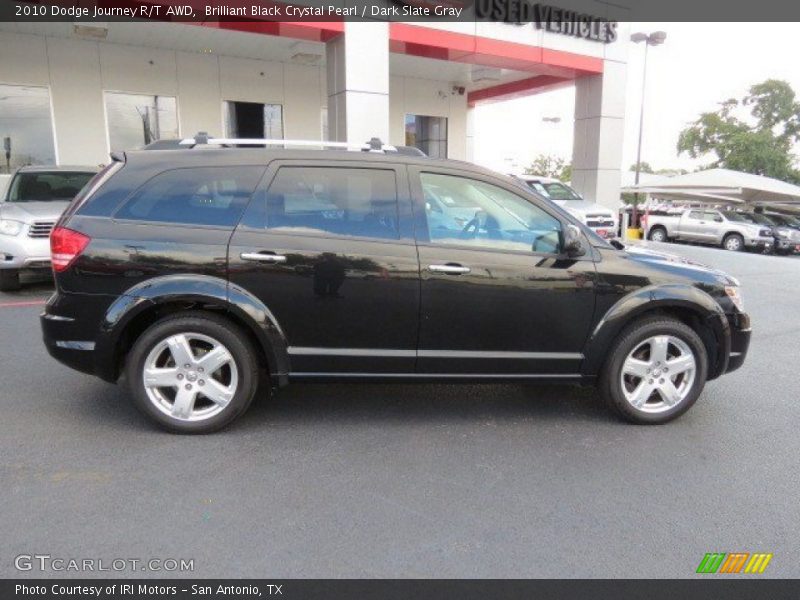 Brilliant Black Crystal Pearl / Dark Slate Gray 2010 Dodge Journey R/T AWD
