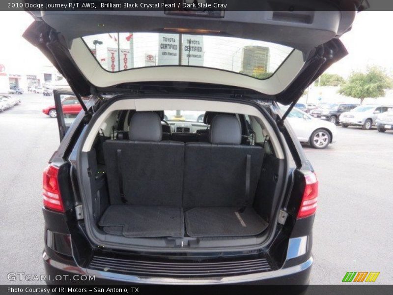 Brilliant Black Crystal Pearl / Dark Slate Gray 2010 Dodge Journey R/T AWD