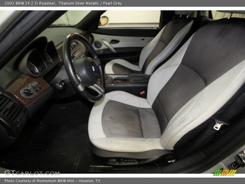  2003 Z4 2.5i Roadster Pearl Grey Interior
