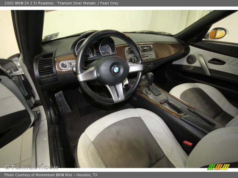 Pearl Grey Interior - 2003 Z4 2.5i Roadster 