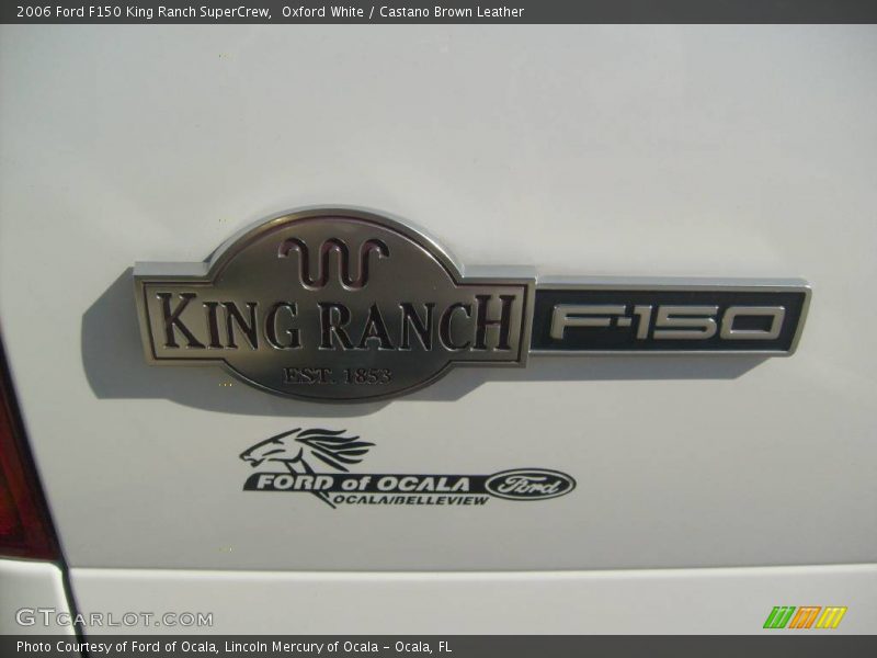 Oxford White / Castano Brown Leather 2006 Ford F150 King Ranch SuperCrew