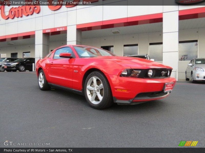 Race Red / Charcoal Black 2012 Ford Mustang GT Coupe