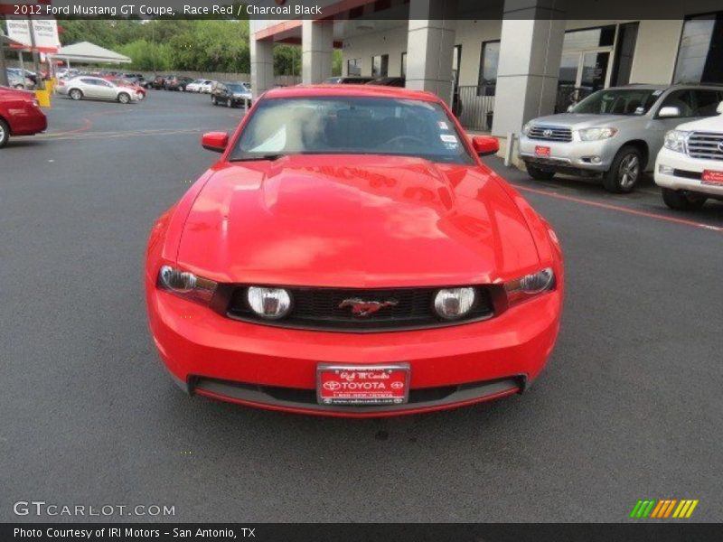 Race Red / Charcoal Black 2012 Ford Mustang GT Coupe