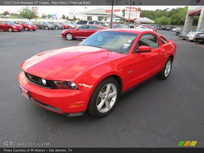 Race Red / Charcoal Black 2012 Ford Mustang GT Coupe