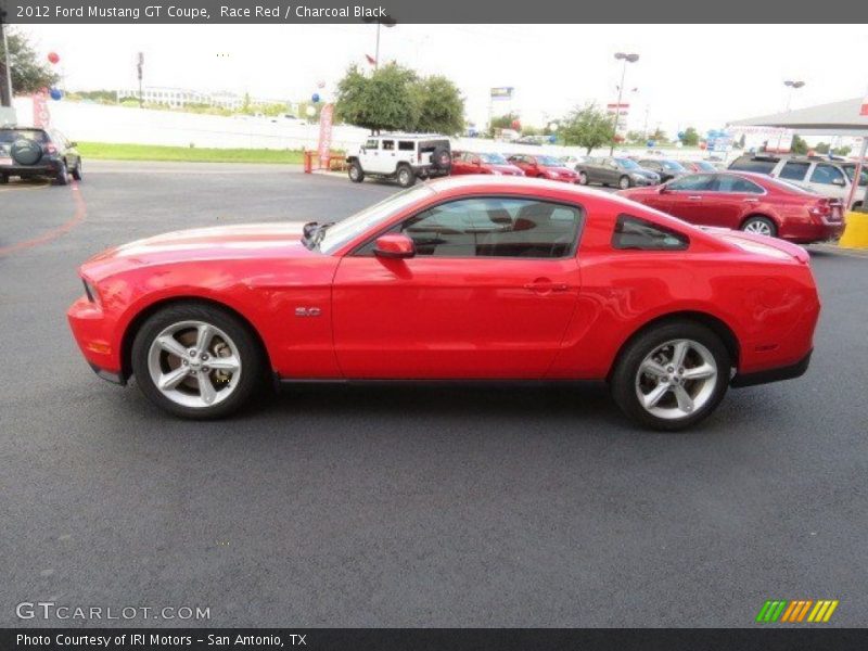 Race Red / Charcoal Black 2012 Ford Mustang GT Coupe