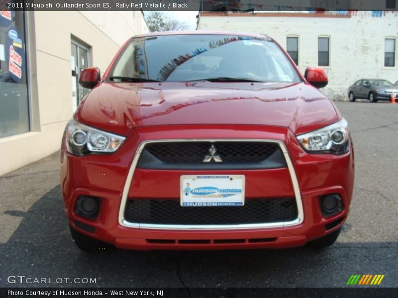 Rally Red Metallic / Black 2011 Mitsubishi Outlander Sport ES