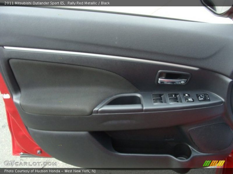 Rally Red Metallic / Black 2011 Mitsubishi Outlander Sport ES