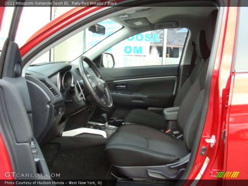Rally Red Metallic / Black 2011 Mitsubishi Outlander Sport ES