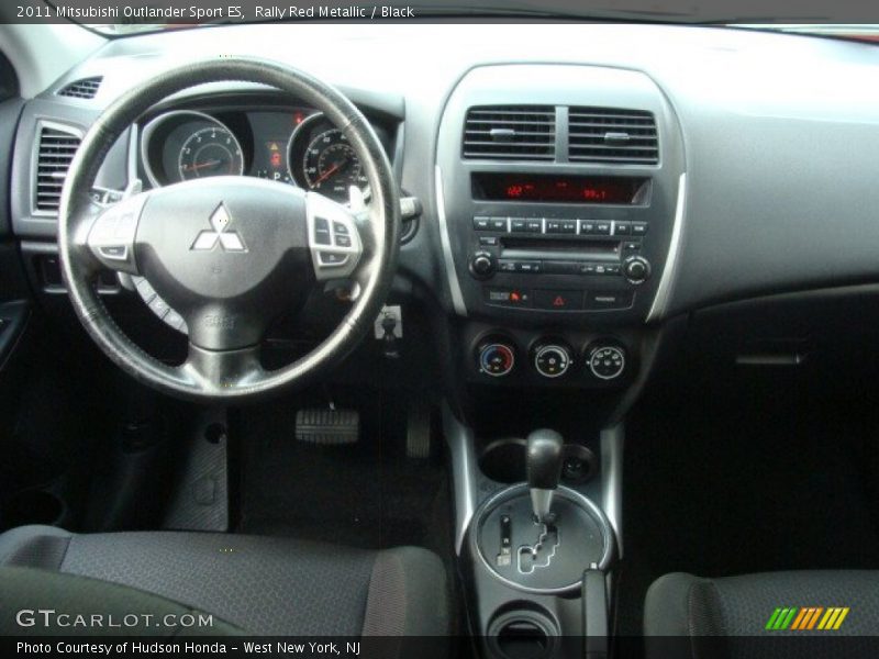 Rally Red Metallic / Black 2011 Mitsubishi Outlander Sport ES