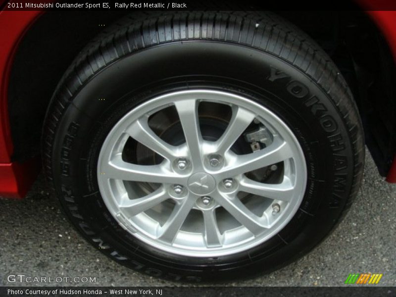 Rally Red Metallic / Black 2011 Mitsubishi Outlander Sport ES