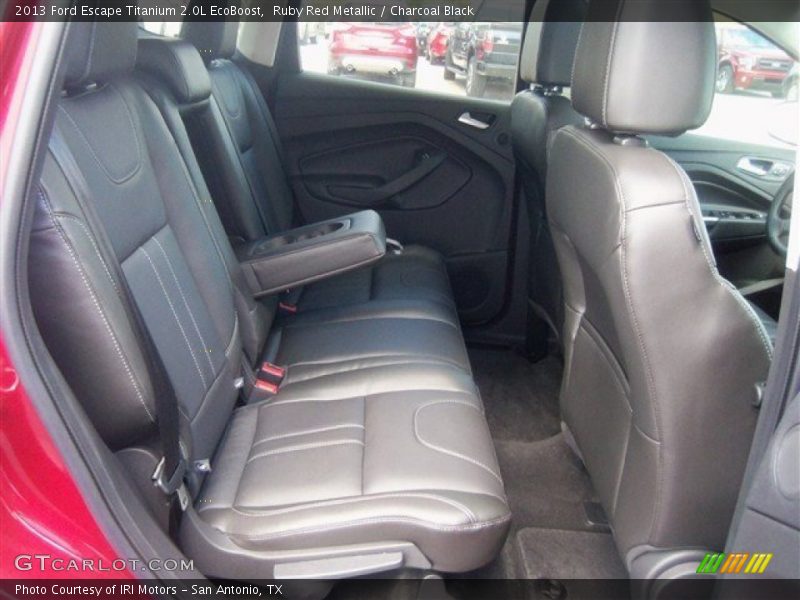 Ruby Red Metallic / Charcoal Black 2013 Ford Escape Titanium 2.0L EcoBoost
