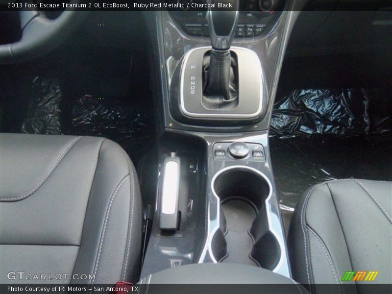 Ruby Red Metallic / Charcoal Black 2013 Ford Escape Titanium 2.0L EcoBoost
