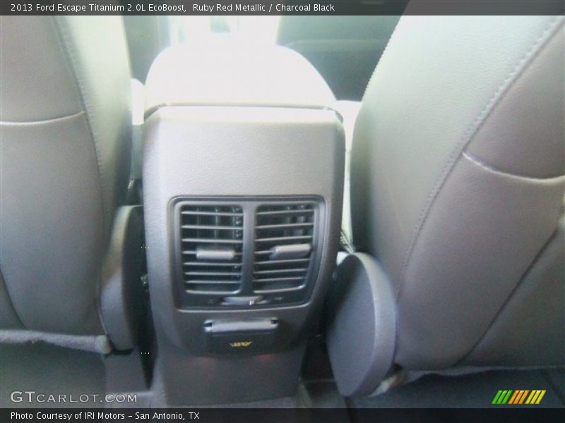 Ruby Red Metallic / Charcoal Black 2013 Ford Escape Titanium 2.0L EcoBoost