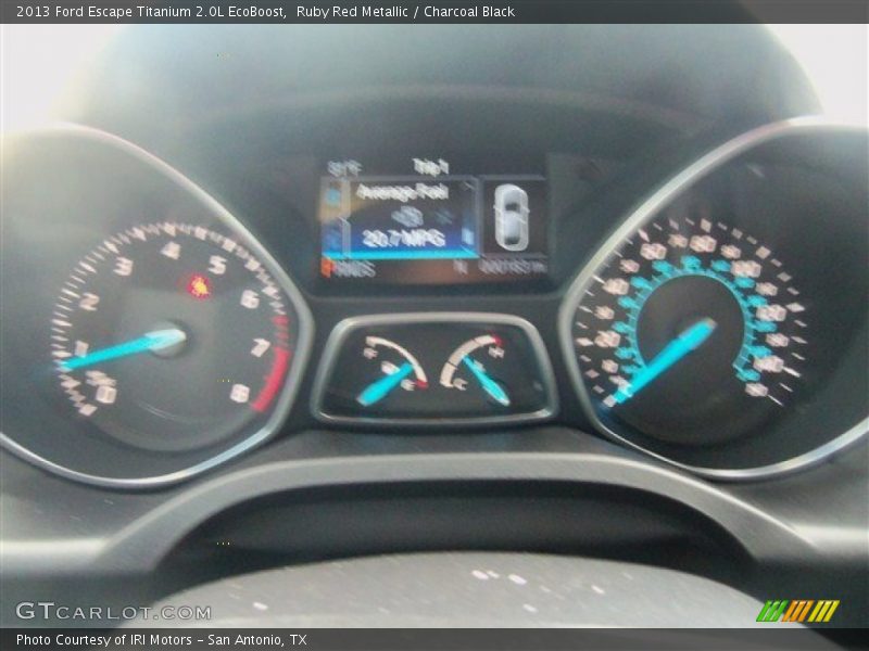Ruby Red Metallic / Charcoal Black 2013 Ford Escape Titanium 2.0L EcoBoost