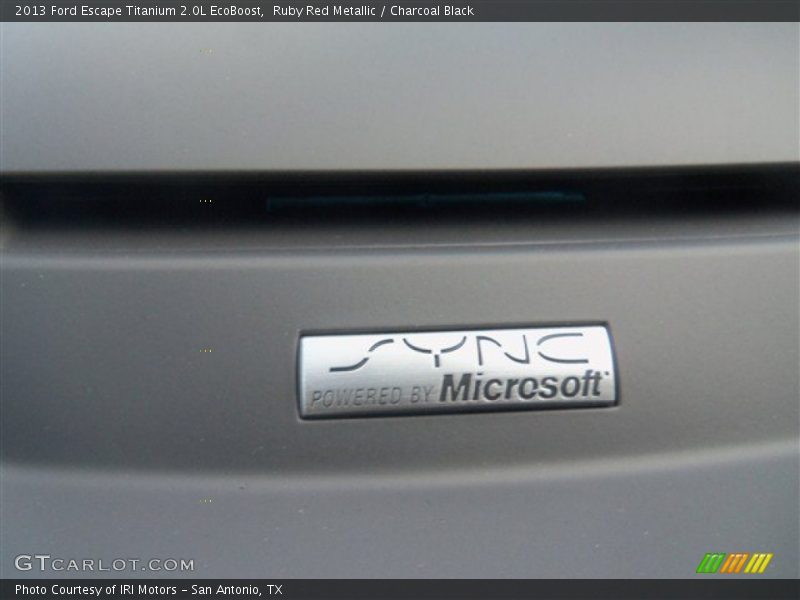 Ruby Red Metallic / Charcoal Black 2013 Ford Escape Titanium 2.0L EcoBoost