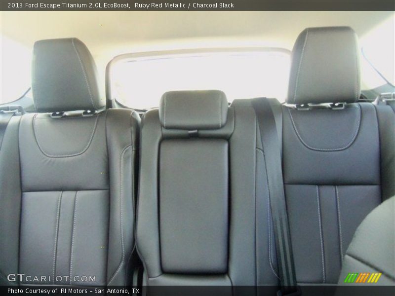 Ruby Red Metallic / Charcoal Black 2013 Ford Escape Titanium 2.0L EcoBoost