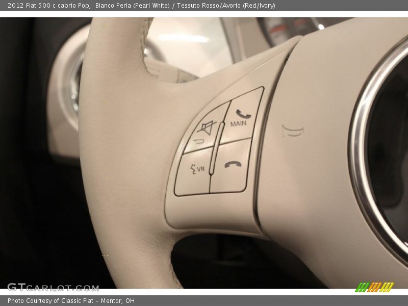 Controls of 2012 500 c cabrio Pop