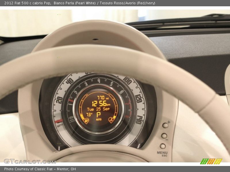  2012 500 c cabrio Pop c cabrio Pop Gauges