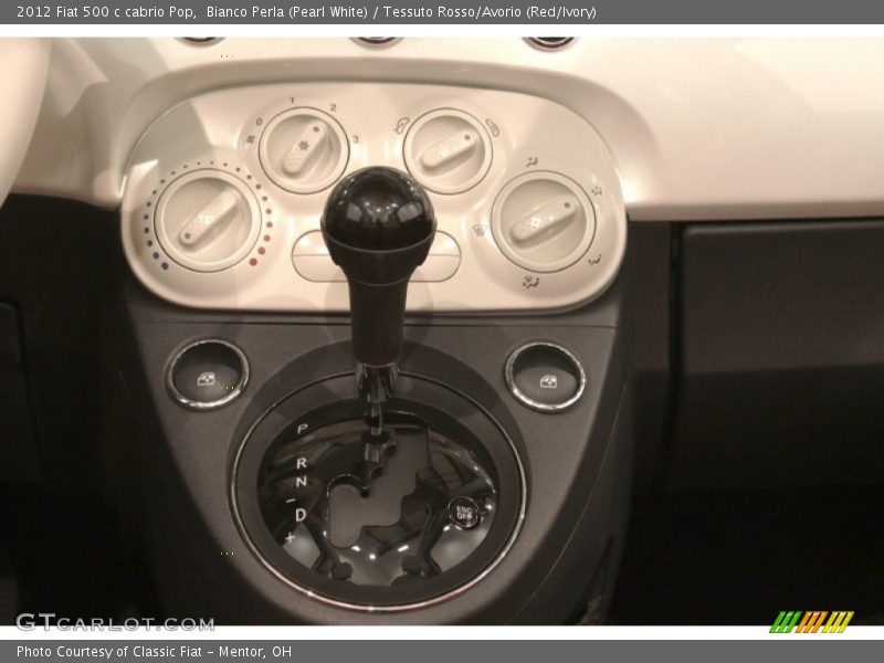 Controls of 2012 500 c cabrio Pop