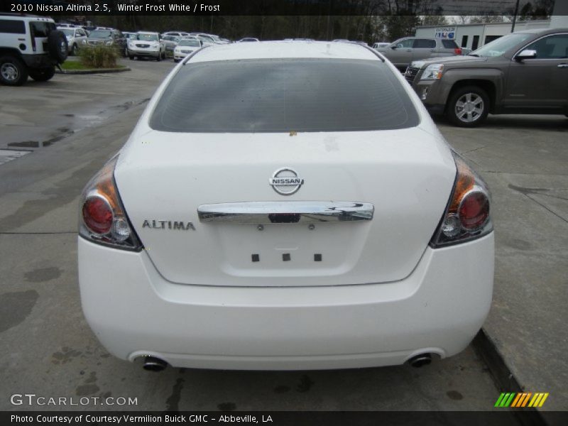 Winter Frost White / Frost 2010 Nissan Altima 2.5