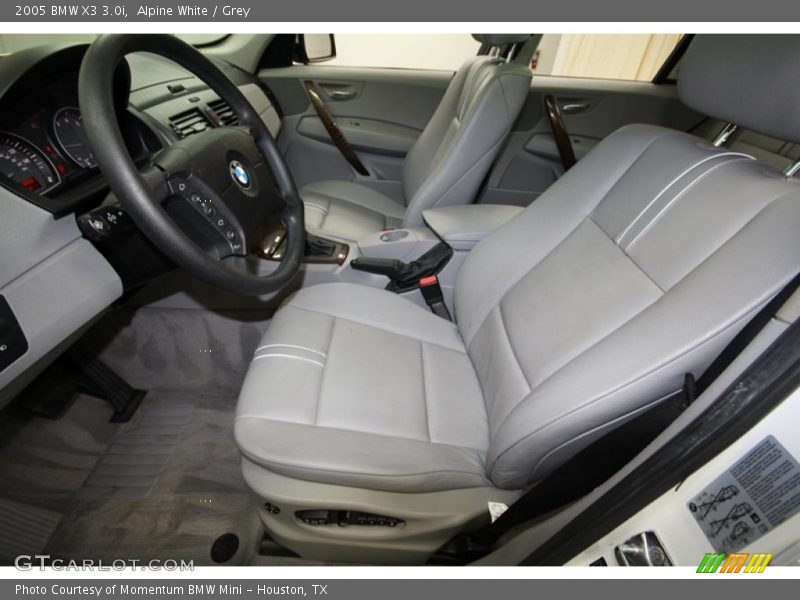 Alpine White / Grey 2005 BMW X3 3.0i