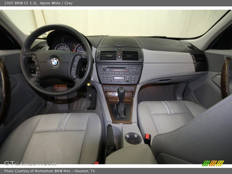 Alpine White / Grey 2005 BMW X3 3.0i