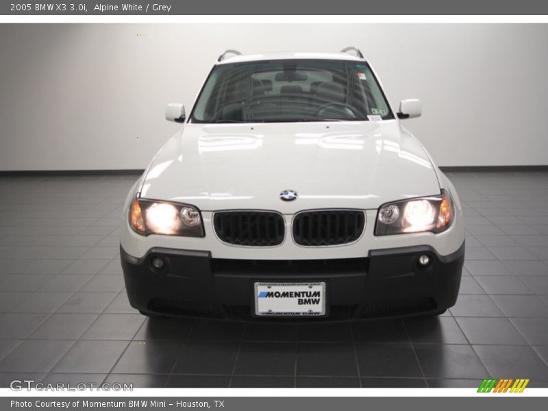 Alpine White / Grey 2005 BMW X3 3.0i