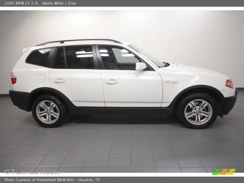 Alpine White / Grey 2005 BMW X3 3.0i