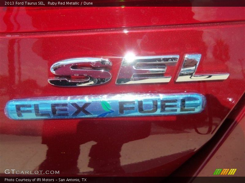 Ruby Red Metallic / Dune 2013 Ford Taurus SEL