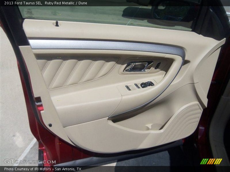 Ruby Red Metallic / Dune 2013 Ford Taurus SEL