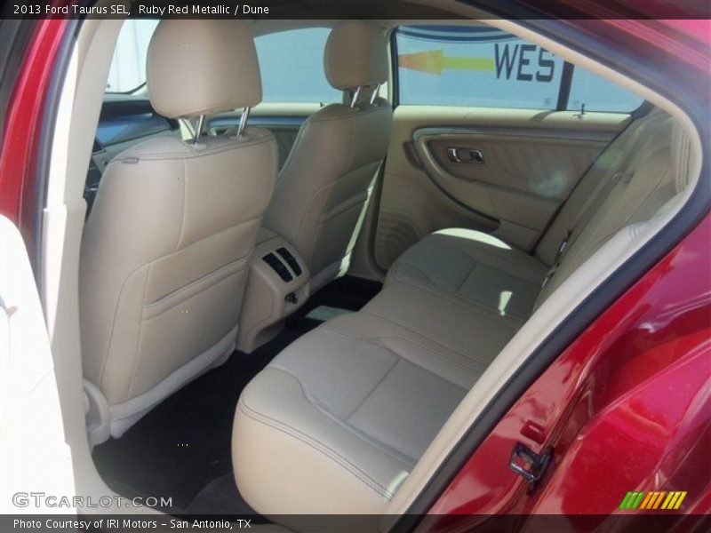 Ruby Red Metallic / Dune 2013 Ford Taurus SEL